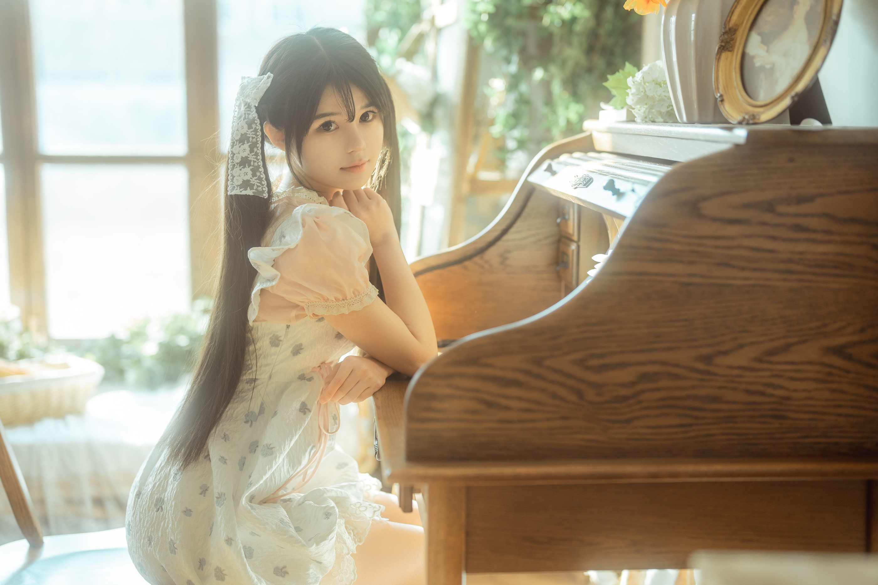 图片[1]-rua阮阮 – NO.007 花房 小裙子[54P]-XikXak